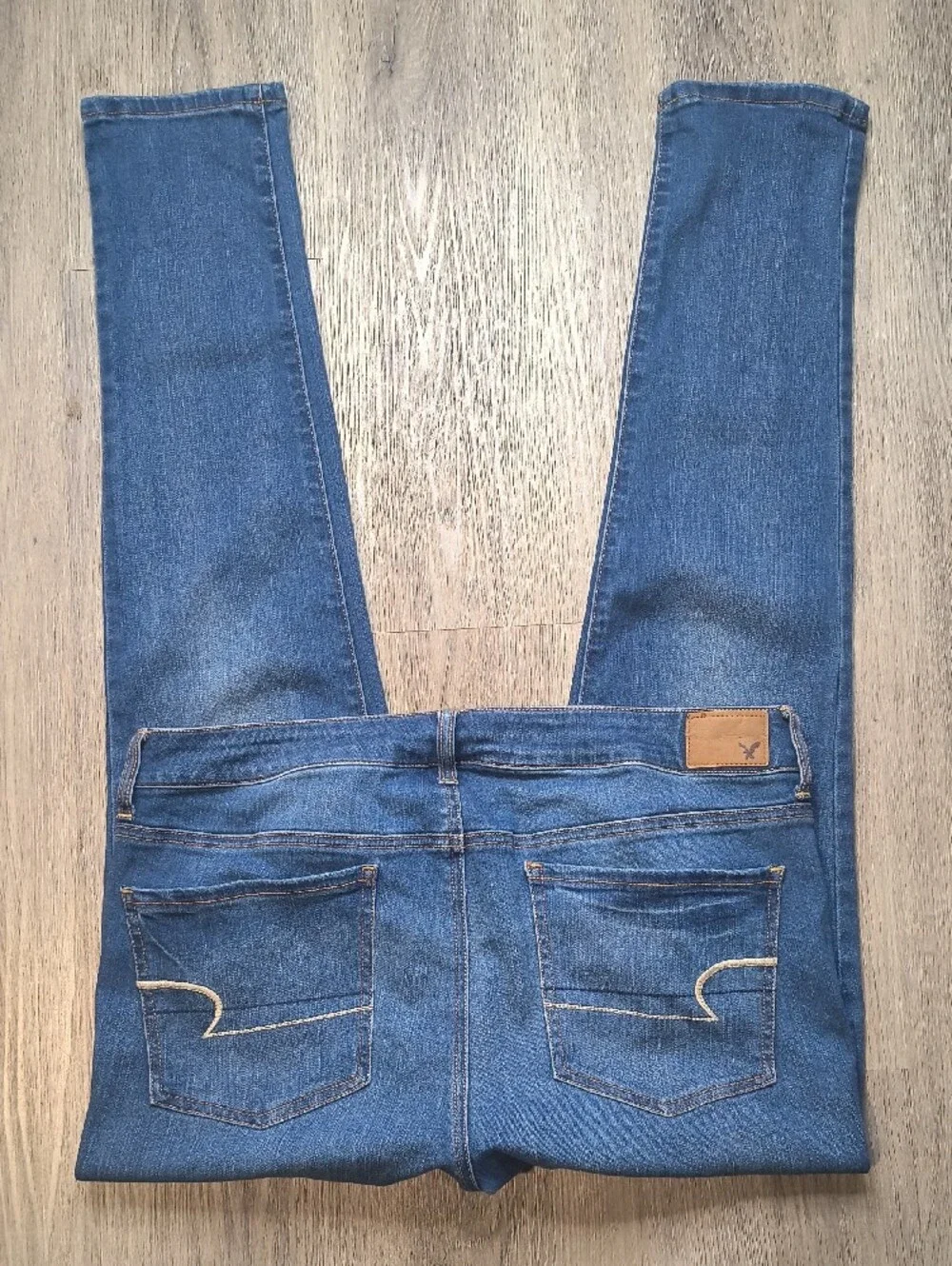 Jegging Stretch w/31" Inseam American Eagle Women's Size 14 Jeans 842 - Picture 2 of 8